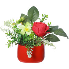 Silk Potted Floral Arrangement