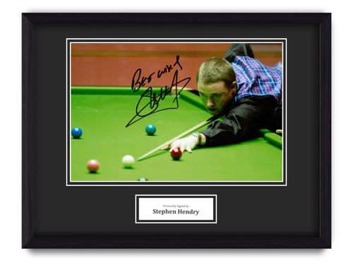 Stephen hendry hand signed - stephen,