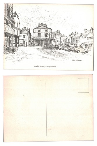 Postcard market square - postcard,