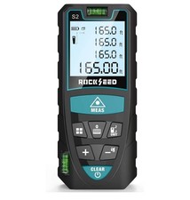 Laser Distance Meter 50M/165ft Digital Measure with 2 Bubble Levels