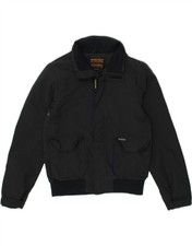 WOOLRICH Boys Bomber Jacket 9-10 Years Navy Blue Polyamide AY04