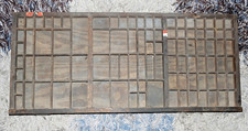 Old wooden letterpress type - ,