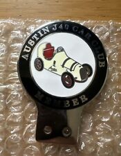 AUSTIN J40 PEDAL CAR & PATHFINDER BADGE CHROME MEMBERS CLUB GRILLE ENAMEL PIN