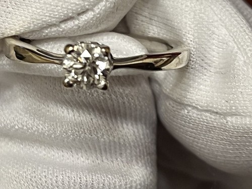 Solitaire diamond ring - diamond,