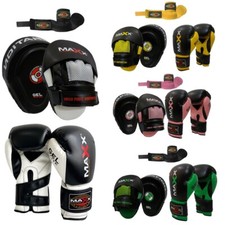 Maxx Boxing Gloves & Focus
