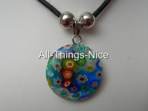 Millefiori murano flower glass - millefiori,