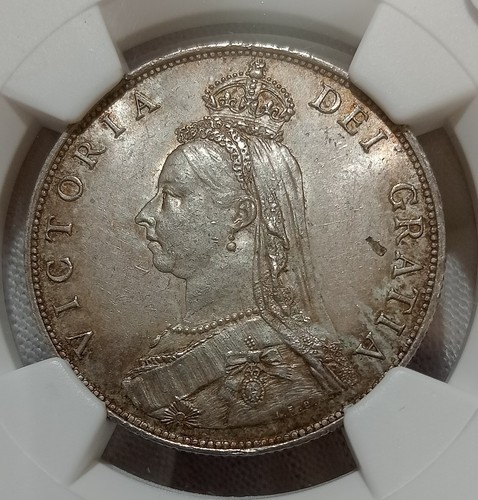 Unc 1887 victoria - 1887, florin