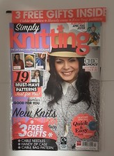 Simply Knitting magazine Spring 2013 Alan Dart April Fool Jester + more patterns