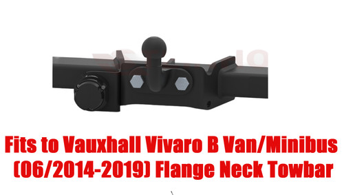 Flange neck tow bar - flange,