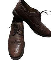 Sebago Men’s Brown Leather Oxford Style Smart Wide Fit Shoes UK Size 9