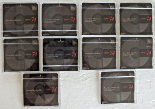 Sony minidiscs mdw74 - sony,