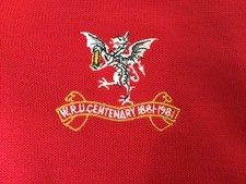 Wales Rugby Union Centenary 1881-1981 Jumper/sweater By Courtelle. Excellent Con