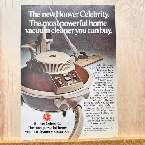 1974 hoover celebrity vacuum - celebrity,