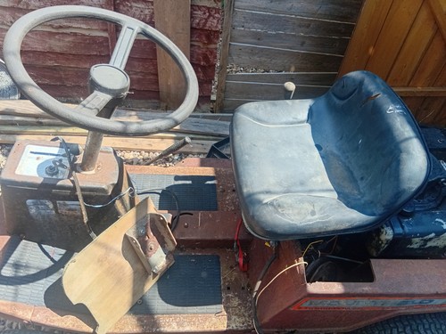 Ride mower and - on,