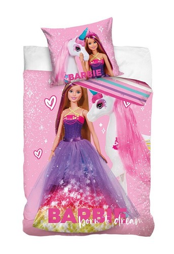 Barbie unicorn single bedding - unicorn,