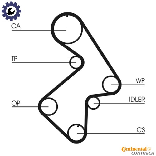 Timing belt ct998 - timing,