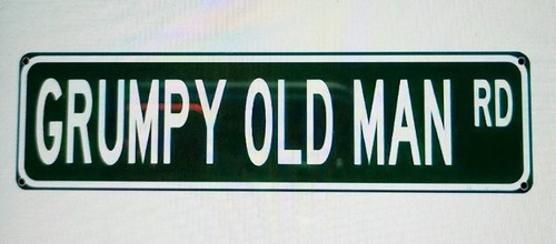 Grumpy old man novelty - 'grumpy,