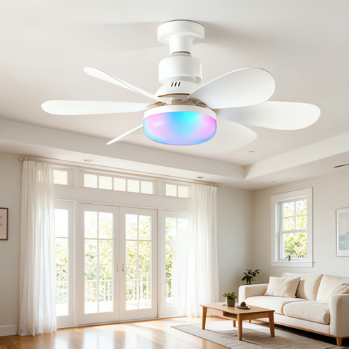 Rgb fan light with three - fan,