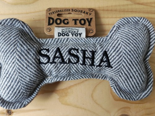 Sasha personalised dog toy - "sasha",