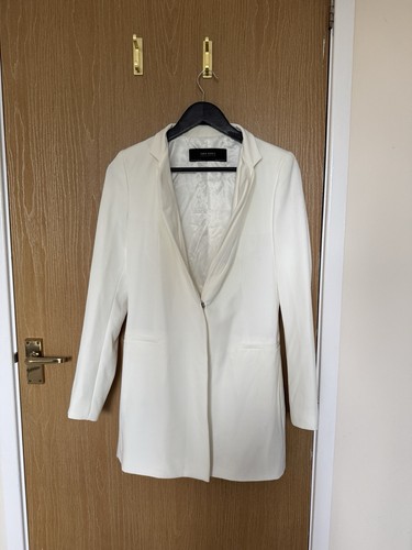 Bnwt zara cream longline - zara,
