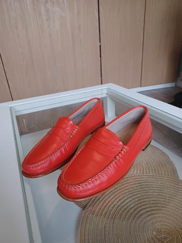 Weejuns penny loafers - penny, orange
