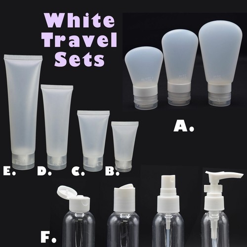 White squeezable empty travel - squeezable,