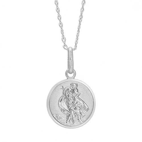 Small sterling silver - st, saint