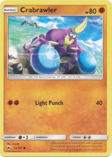 Crabrawler 147 common - crabrawler,
