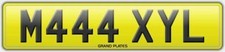 Number plate M444 XYL