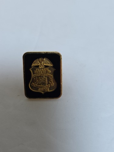 Fbi gold shield black - shield,