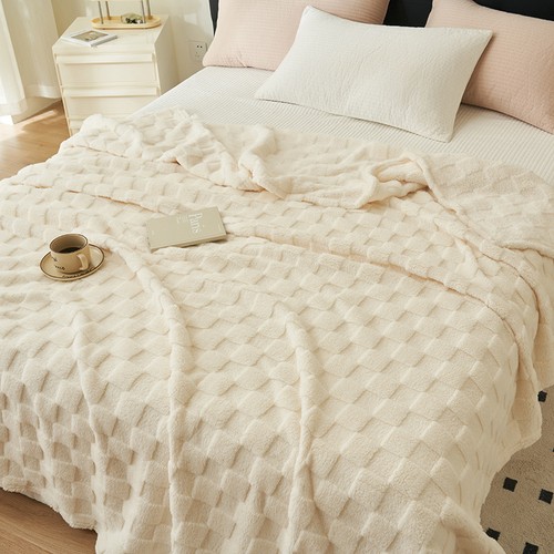Large soft fleece throw - large,