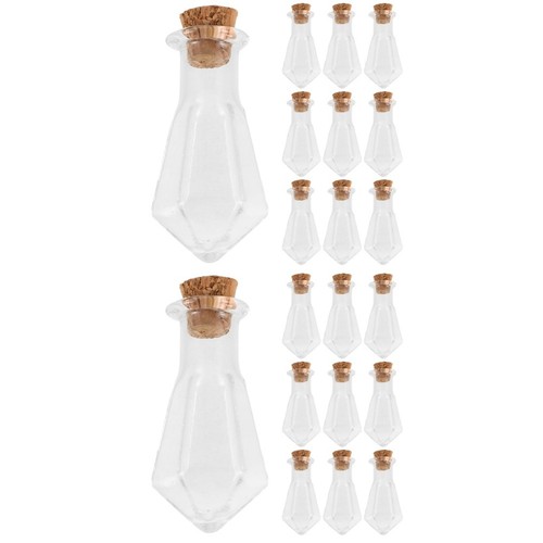 Reusable tiny glass jars with - tiny,