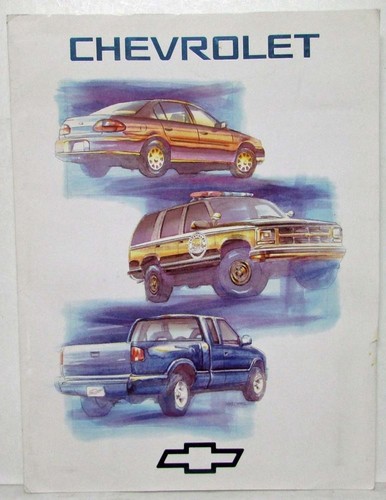 1996 chevrolet press kit - 1996,