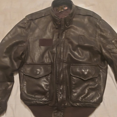 Leather jacket size a - leather,