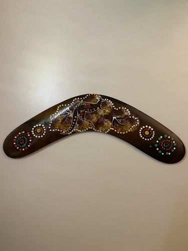Australian wooden boomerang - australian,
