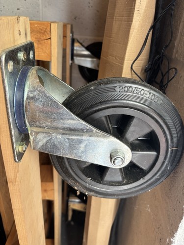 Industrial rubber castors - rubber,