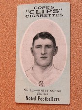 COPE - NOTED FOOTBALLERS (CLIPS 282)  No 240, WITTINGHAN, CHELSEA,  1910.