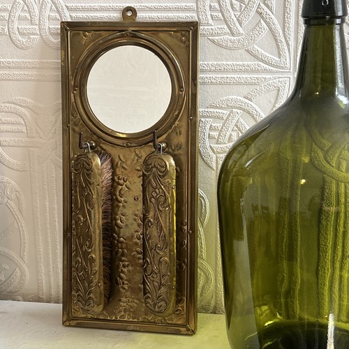 Art nouveau brass - nouveau, mirror