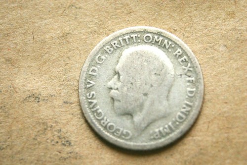 King george sixpence 1920 - v,