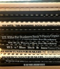 Sheet Music - Buskers Books - Piano / Organ with Guitar Chords 