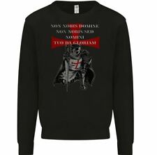 Knights Templar Sweatshirt Teutonic Crusaders St Georges Day Cross Prayer Jumper