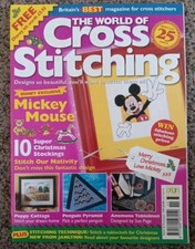 The World Of Cross Stitching Magazine - Issue 25 - November 99 - Mickey Mouse 