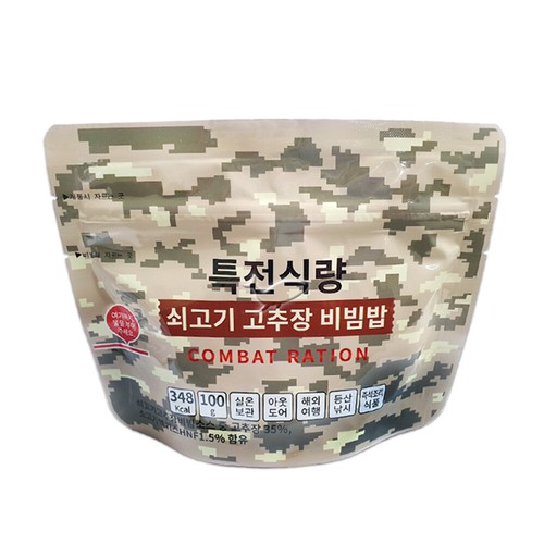Korean military mre beef red - military,