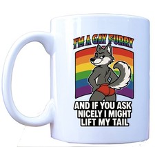 Gay Furry Fox Mug, Cute LGBTQ+