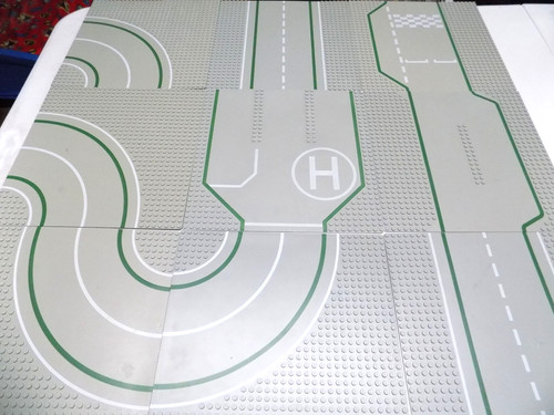Lego road base plate lot - plate,