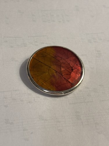 Vintage silver and ammolite - vintage,