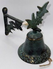 Vintage Brass Dinner Bell Wall