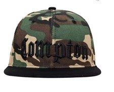 COMPTON embroidery Baseball Cap Hip Hop Snapback Camoflauge