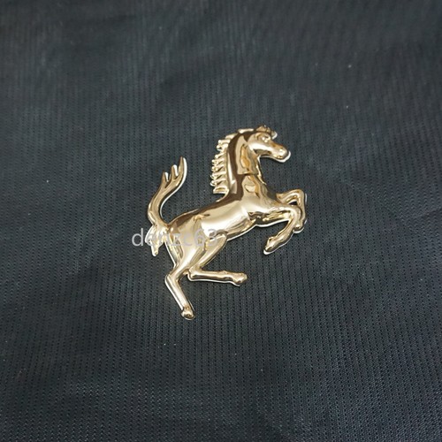 Gold horse chrome left - gold,