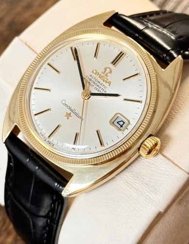 Omega constellation 14k watch - omega,